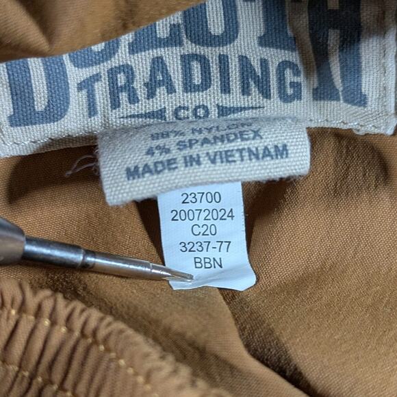 Duluth Trading  Cargo Pants Men 34x32 Beige Standard Fit Nylon Outdoor Hiking - Picture 4 of 10